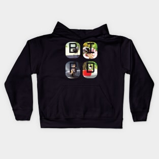 BIRD Filled With Chickadees Kids Hoodie